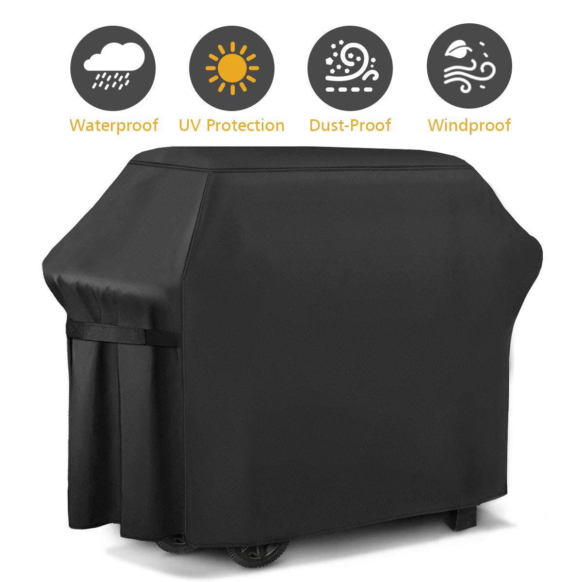 Waterproof BBQ Cover – 165cm Outdoor Grill Protector