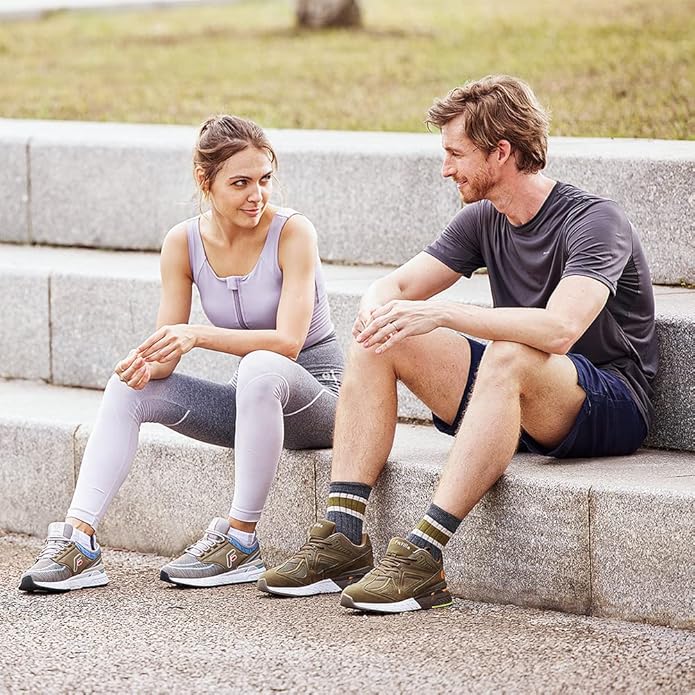 FitVille Mens Extra Wide Fit Trainers | Orthopedic Running Shoes