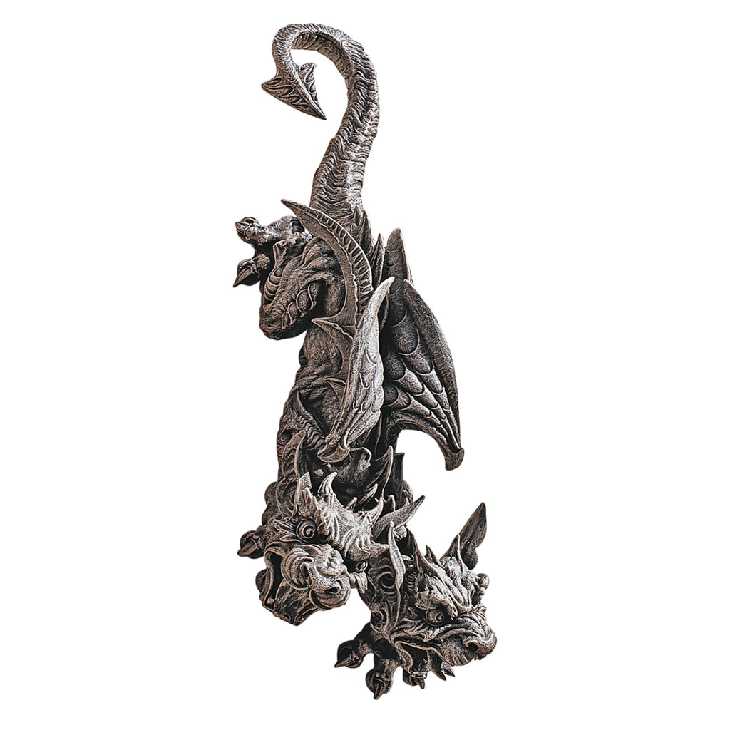 Design Toscano Double Trouble Hanging Gargoyle Gothic Stone Sculpture