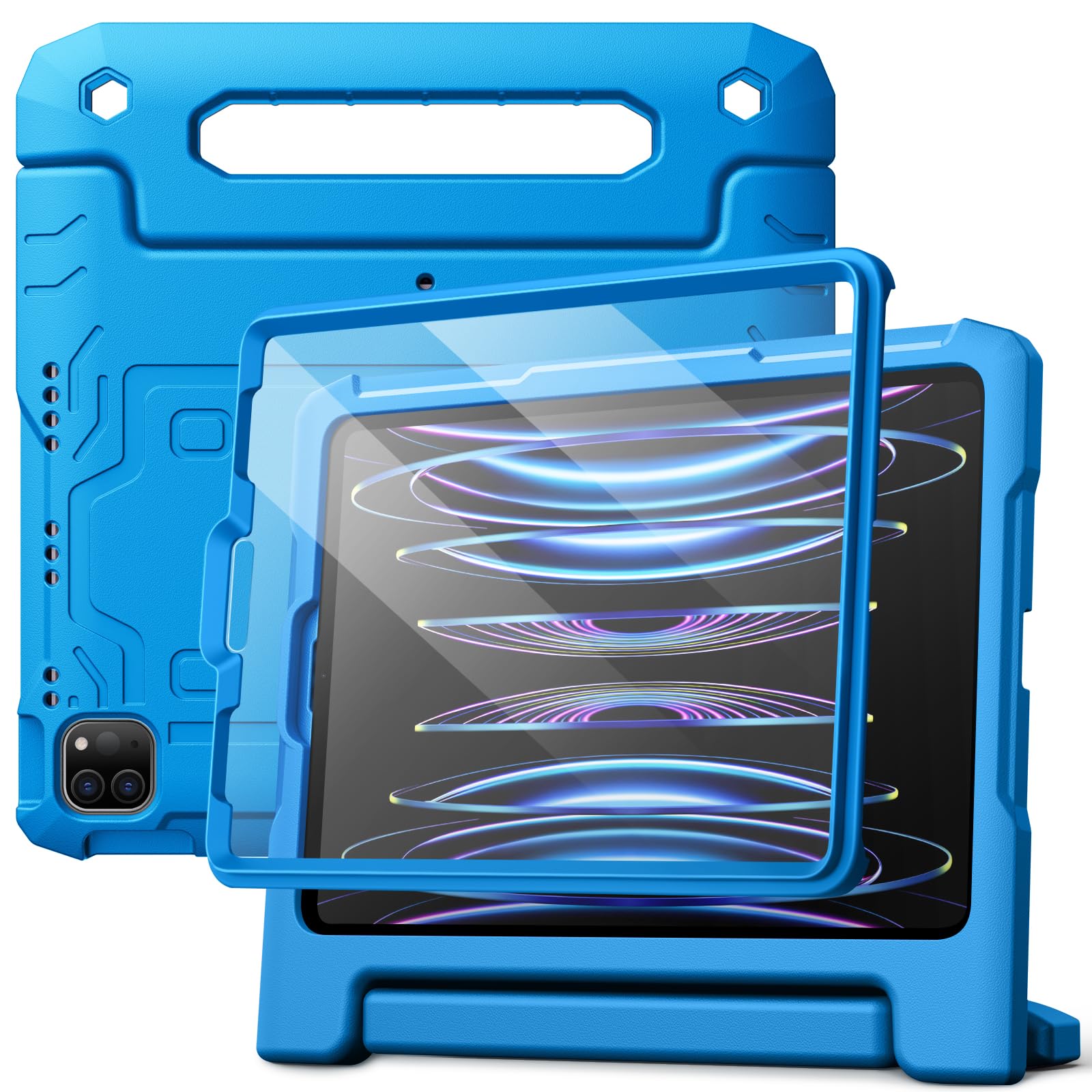 JETech Kids Case for iPad Pro 11 & Air 5/4 | Shockproof Handle Stand