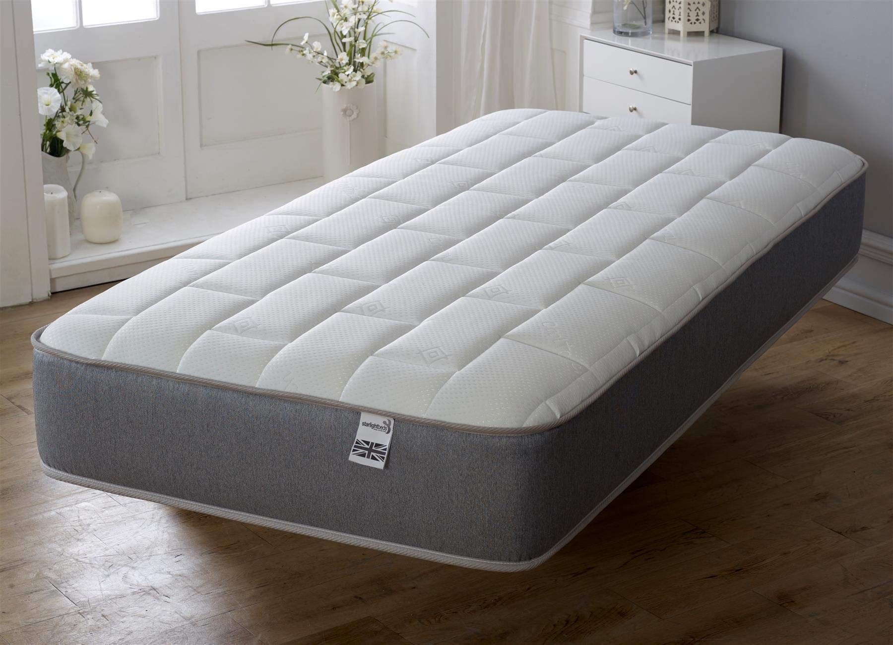 Starlight Beds 3ft Single Hybrid Mattress – Memory Foam & Spring
