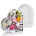 DINGFENG Large Heart Resin Mould | Deep Silicone Flower Preservation Tool
