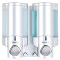 Aviva Two Chamber Shower Soap Dispenser | Wall Mount Satin Finish