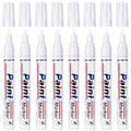STANBLUE White Paint Pens - 8 Pack Oil-Based Waterproof Markers