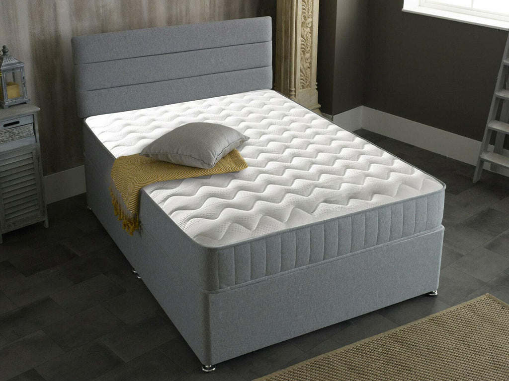 Starlight Beds Castle Double Mattress, Grey, 5ft x 6ft6