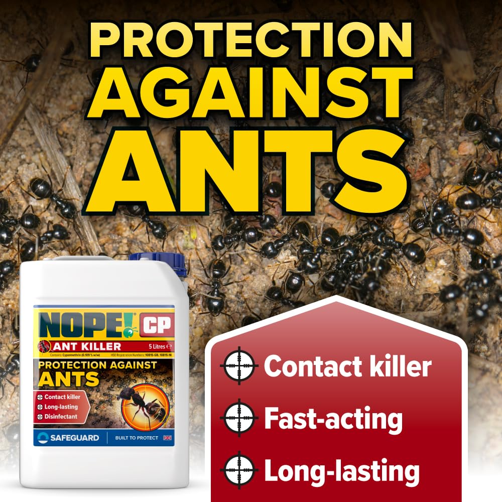 NOPE! CP Ant Killer Spray - 5L Cypermethrin Insecticide with Sprayer