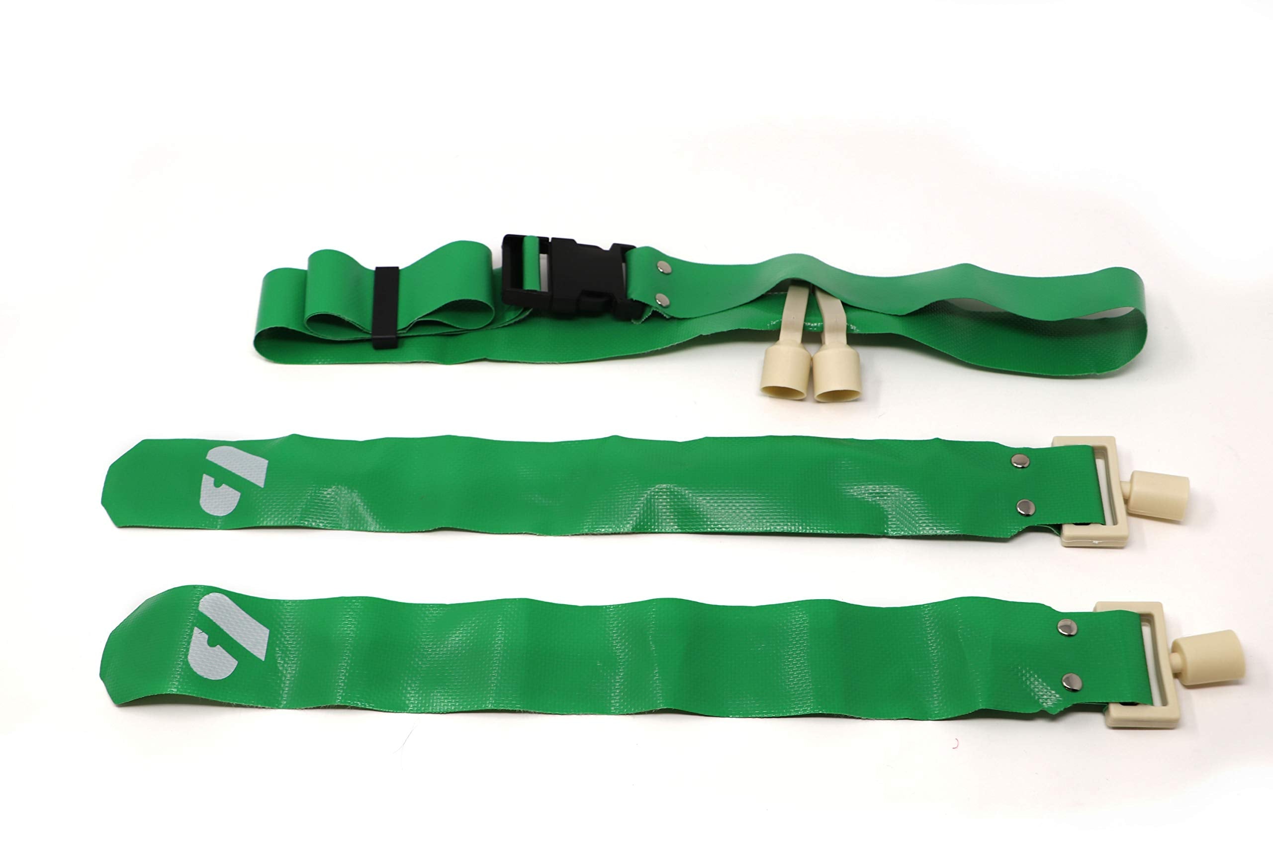 Barnett Flag Football Pop Flags and Belts - 10 Pack Deluxe (Green)