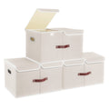 TYEERS Extra Large Fabric Storage Box | Collapsible Wardrobe Organizer