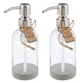 ALTGLAS Glass Soap Dispenser Set – Sarajevo 250ml with Steel Pump