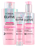 L'Oréal Paris Elvive Glycolic Gloss Hair Care Set - Shampoo, Conditioner & Serum