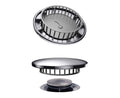 Tub Flo Stainless Steel Shower Drain Hair Catcher | Chrome Finish