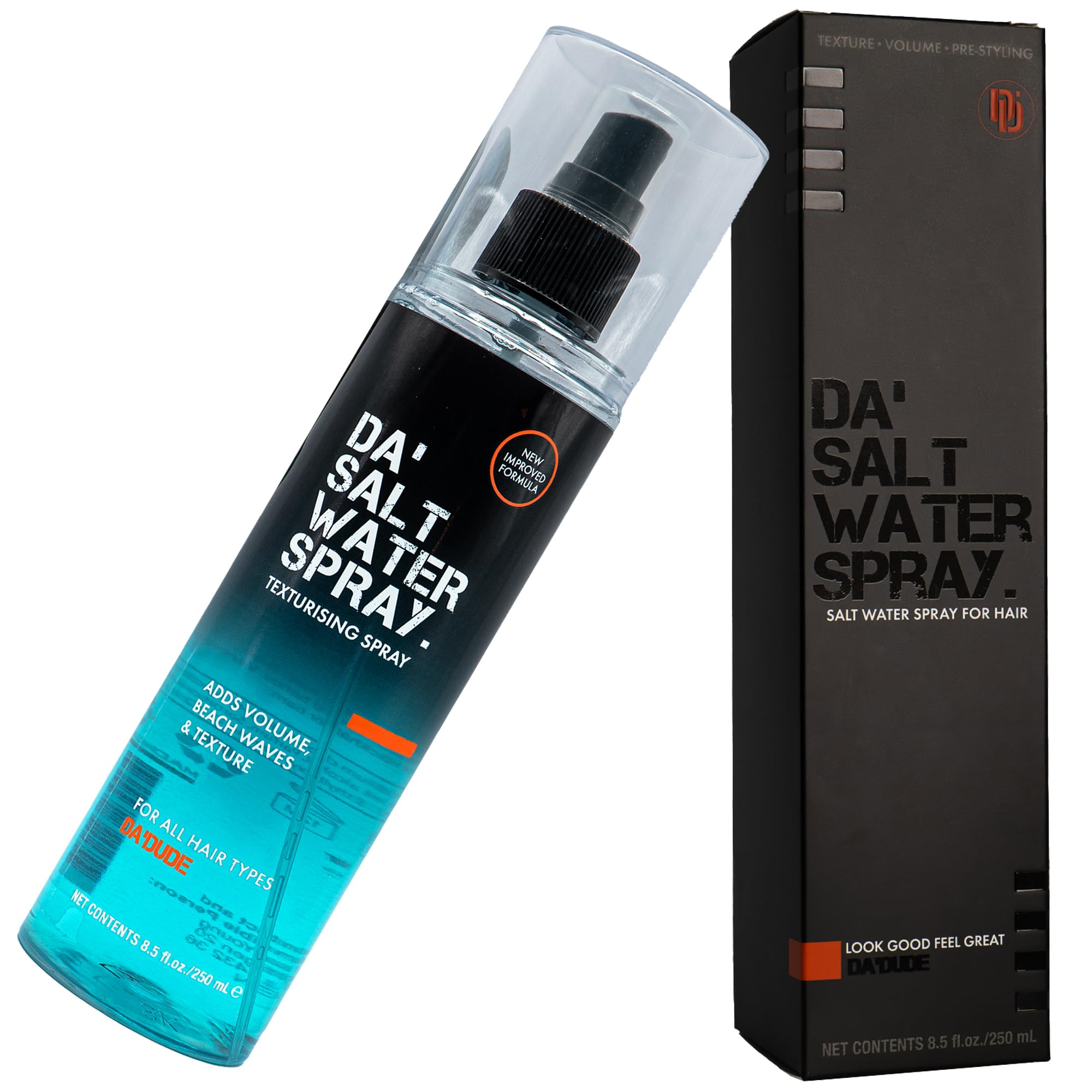 Da'Dude Da Salt Water Spray – Texturizing Sea Salt Spray for Hair, 250ml