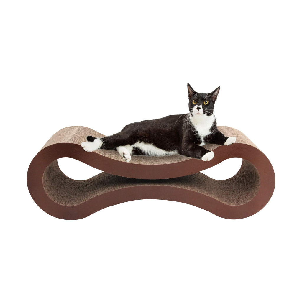 Large Cat Scratching Lounge – Cardboard Pad with Catnip