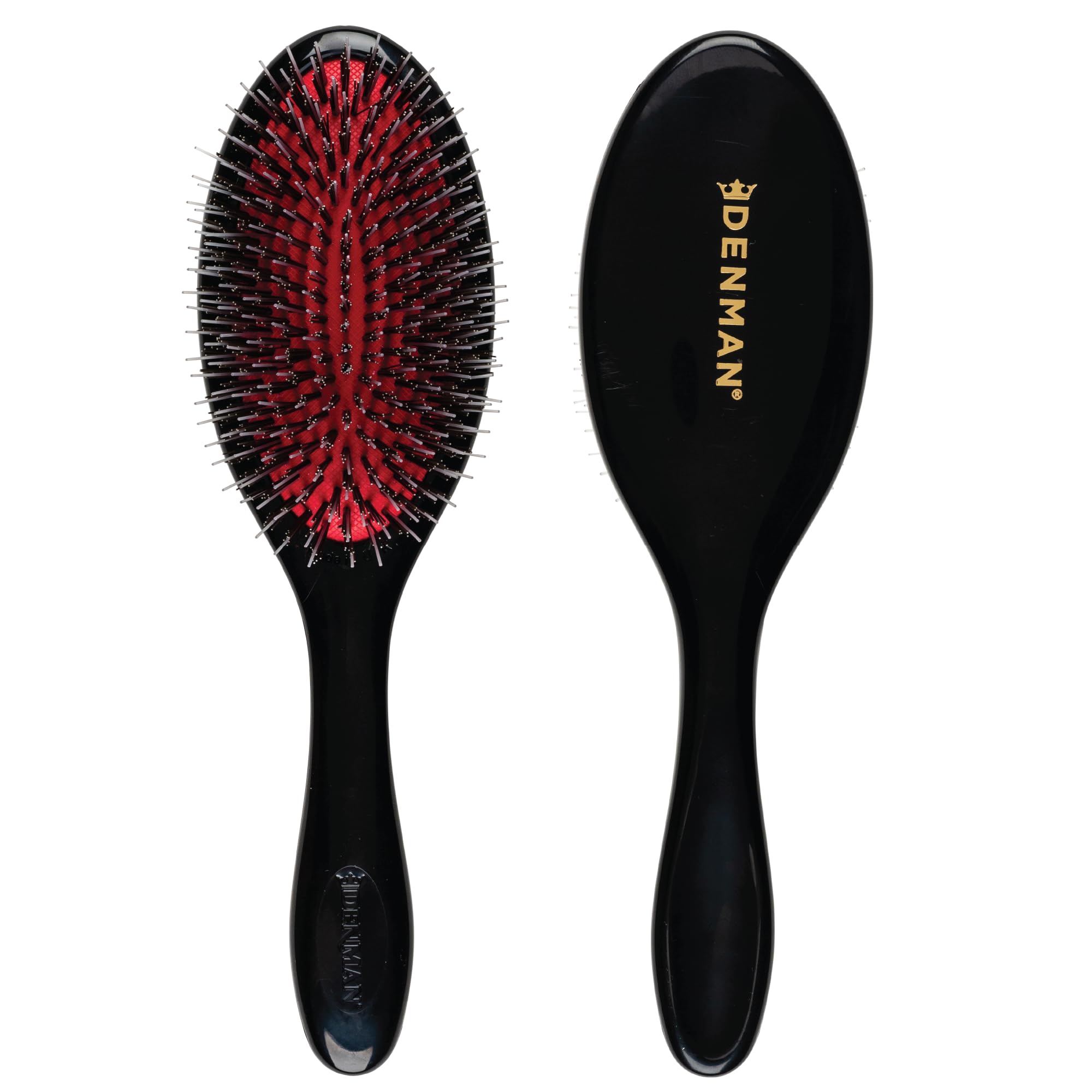 Denman D81M Boar Bristle Hair Brush – Smoothing & Shine Styling Tool