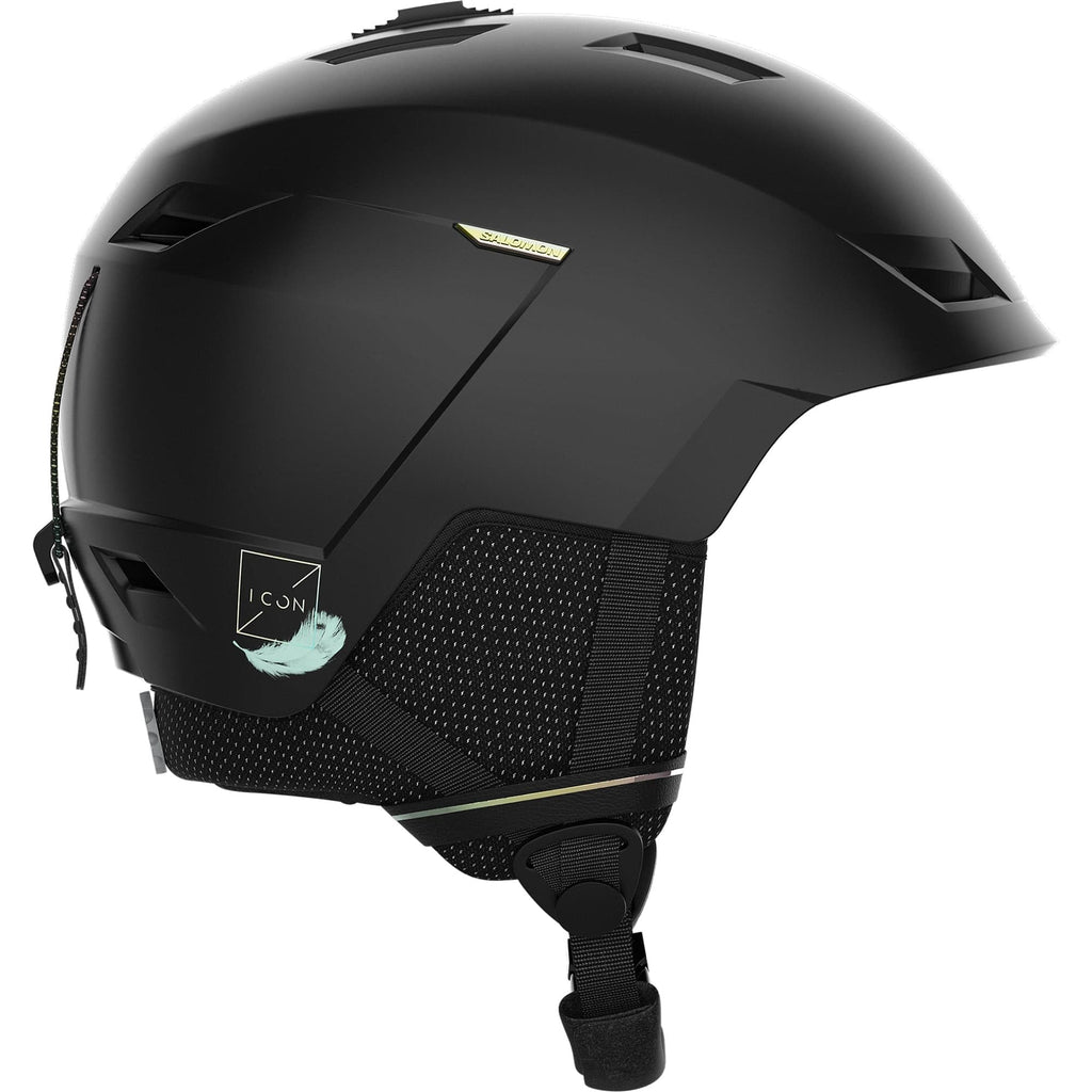 Salomon Icon LT Women's Ski & Snowboard Helmet – Lightweight Black