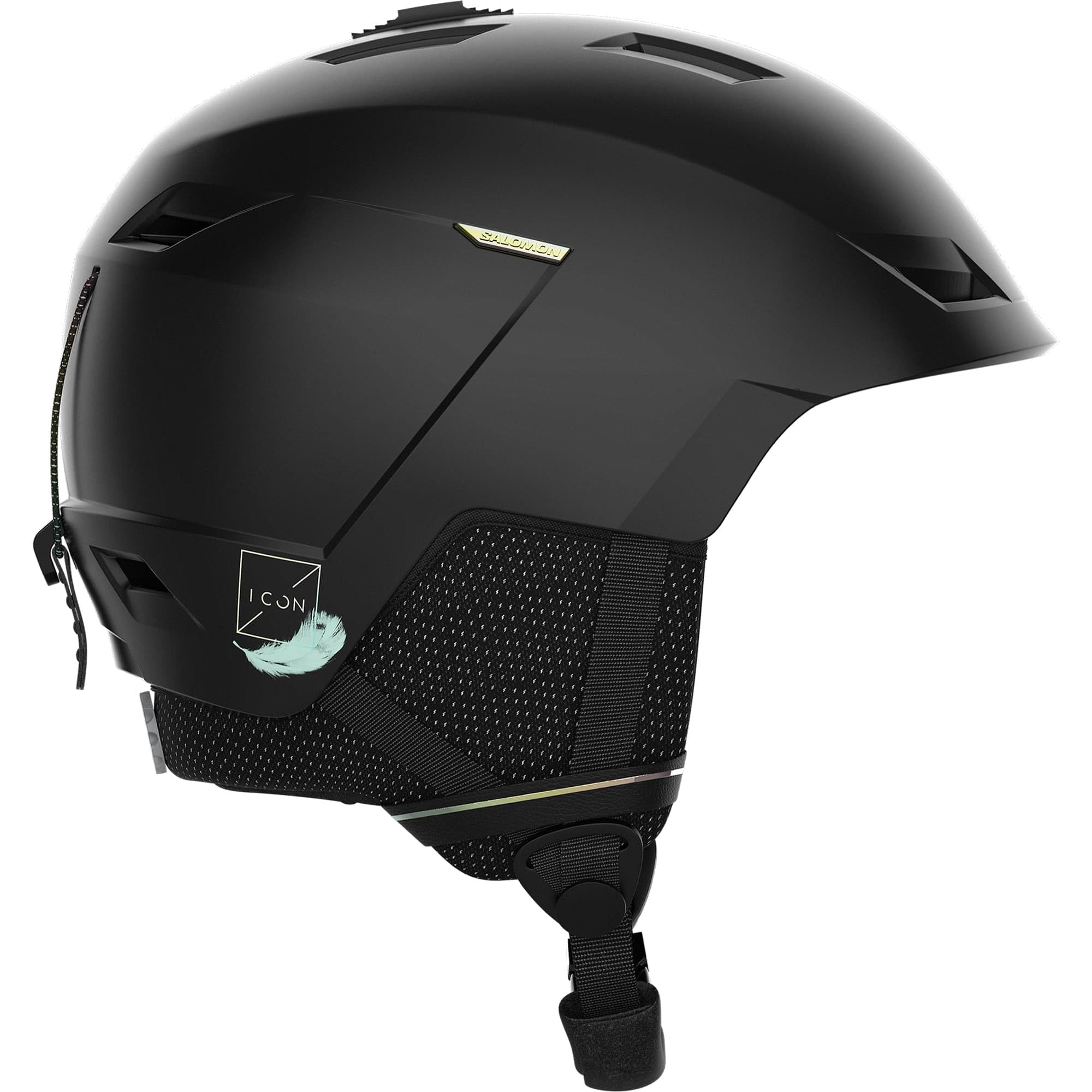 Salomon Icon LT Women's Ski & Snowboard Helmet – Lightweight Black