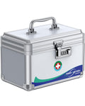Uniclife Medicine Lock Box – Metal First Aid Storage with Combination Lock