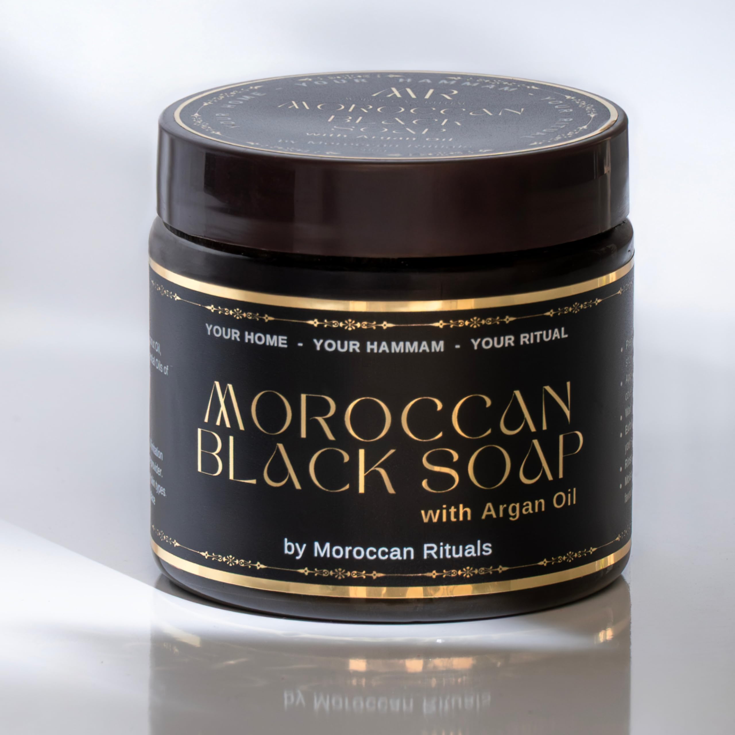 Jolof Store Moroccan Black Beldi Soap with Argan Oil | 100% Natural