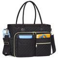 RAINSMORE 15.6 inch Laptop Tote Bag with Insulated Pocket – Black