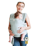 Baby Sling Wrap – Soft Stretchy Newborn Carrier (7-35lb), Sage