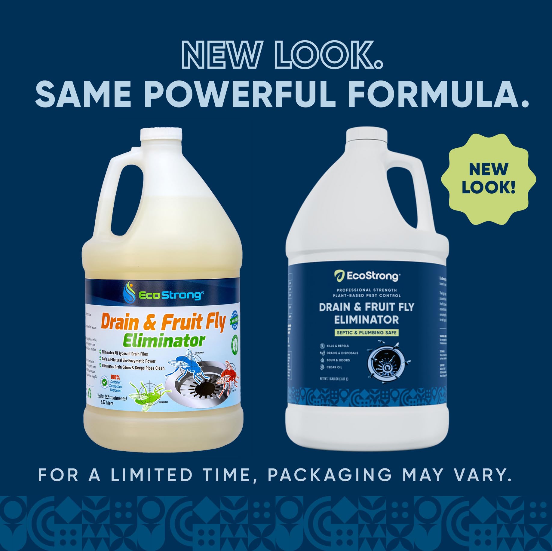 Fruit Fly Drain Treatment – All-Natural Gnat Eliminator – 1 Gallon