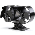 CRSURE 8-Blade Heat Powered Stove Fan for Wood Burners and Fireplaces