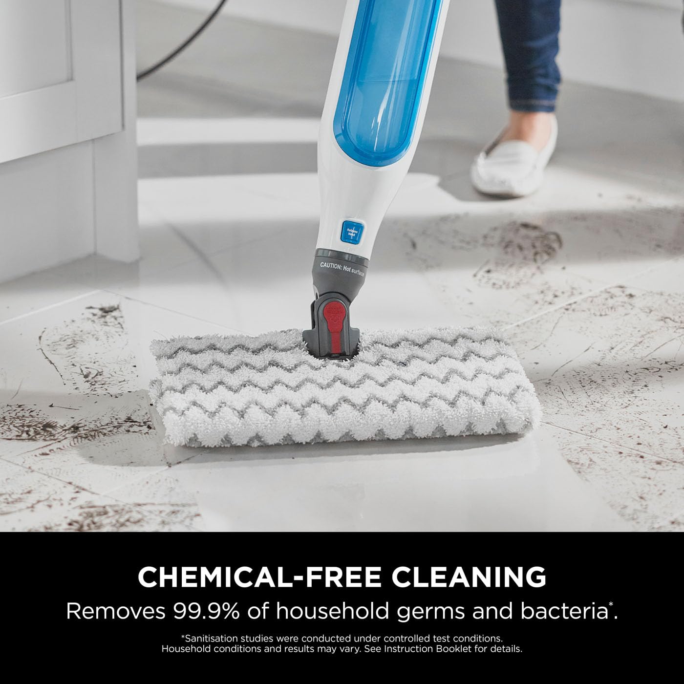 Shark Klik n' Flip Steam Mop | Hard Floor Cleaner with Steam Blaster