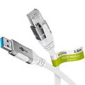 Goobay USB-A 3.0 to RJ45 Gigabit Ethernet Adapter Cable – 2m