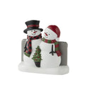 SKL Home Woodland Winter Snowman Toothbrush Holder - Resin Holiday Decor