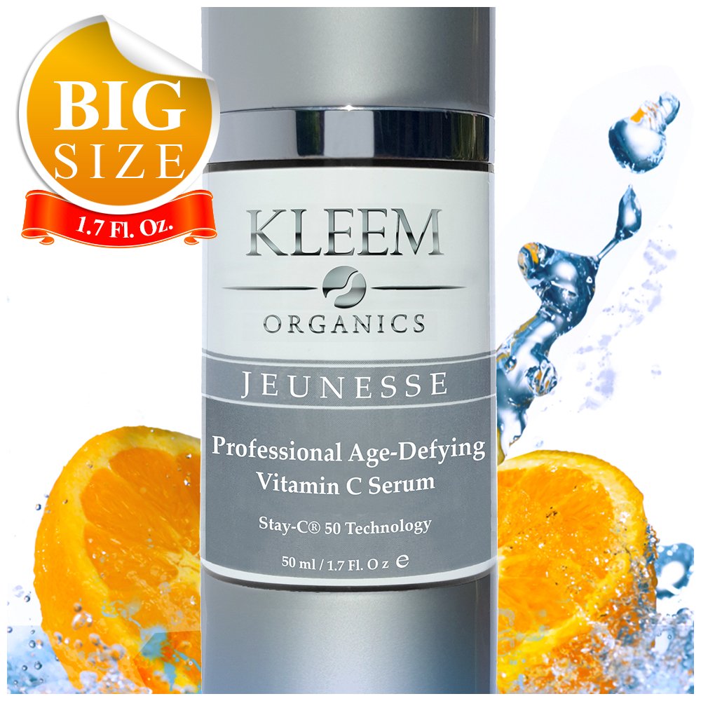 Organic Vitamin C Serum with Hyaluronic Acid - 1.75 fl oz