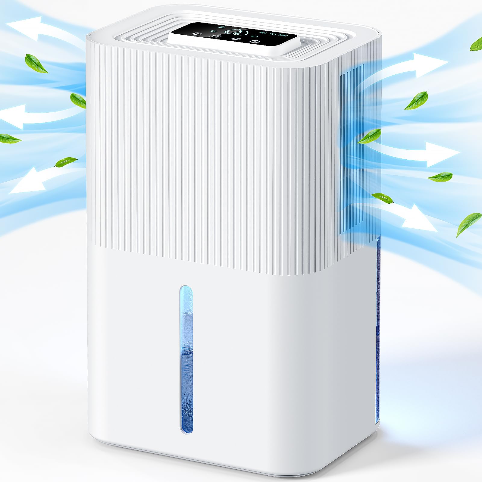 Jolof Store 2700ML Home Dehumidifier - Quiet Touch Control with LED
