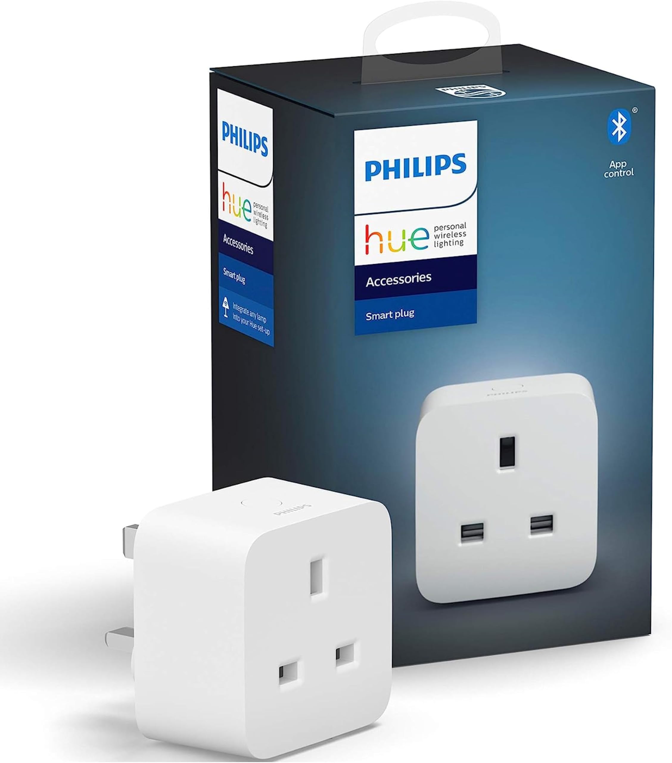 Philips Hue Smart Plug – Voice Controlled Home Automation, White