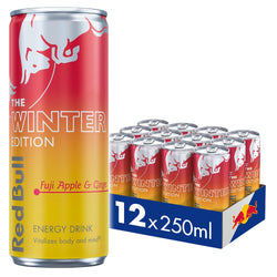 Red Bull Energy Drink Winter 2025 Fuji Apple & Ginger 250ml - 12 Pack