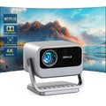 VOPLLS Smart 4K Projector | 700 ANSI 1080P WiFi 6 Portable Home Cinema