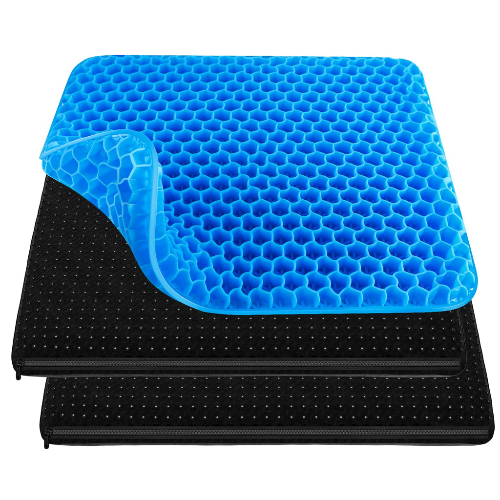 Gel Seat Cushion for Long Sitting, Relieving Back coccyx Pain Pressure - image 1