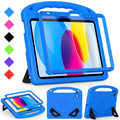 GOZOPO iPad 11th/10th Gen Kids Case with Screen Protector - Blue