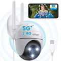 ieGeek 2K 3MP PTZ Outdoor Security Camera – Dual-Band WiFi & Night Vision