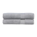 Christy Supreme Hygro Bath Sheets Set | Supima Cotton | Silver Grey