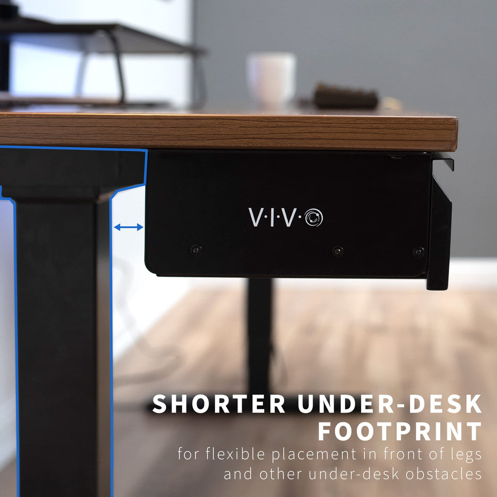 VIVO 40 cm Under Desk Mounted Sliding Pull-out Drawer without Shell for Office Desk, Storage Organizer for Sit Stand Workstation, Black, DESK-AC03A-B - image 5