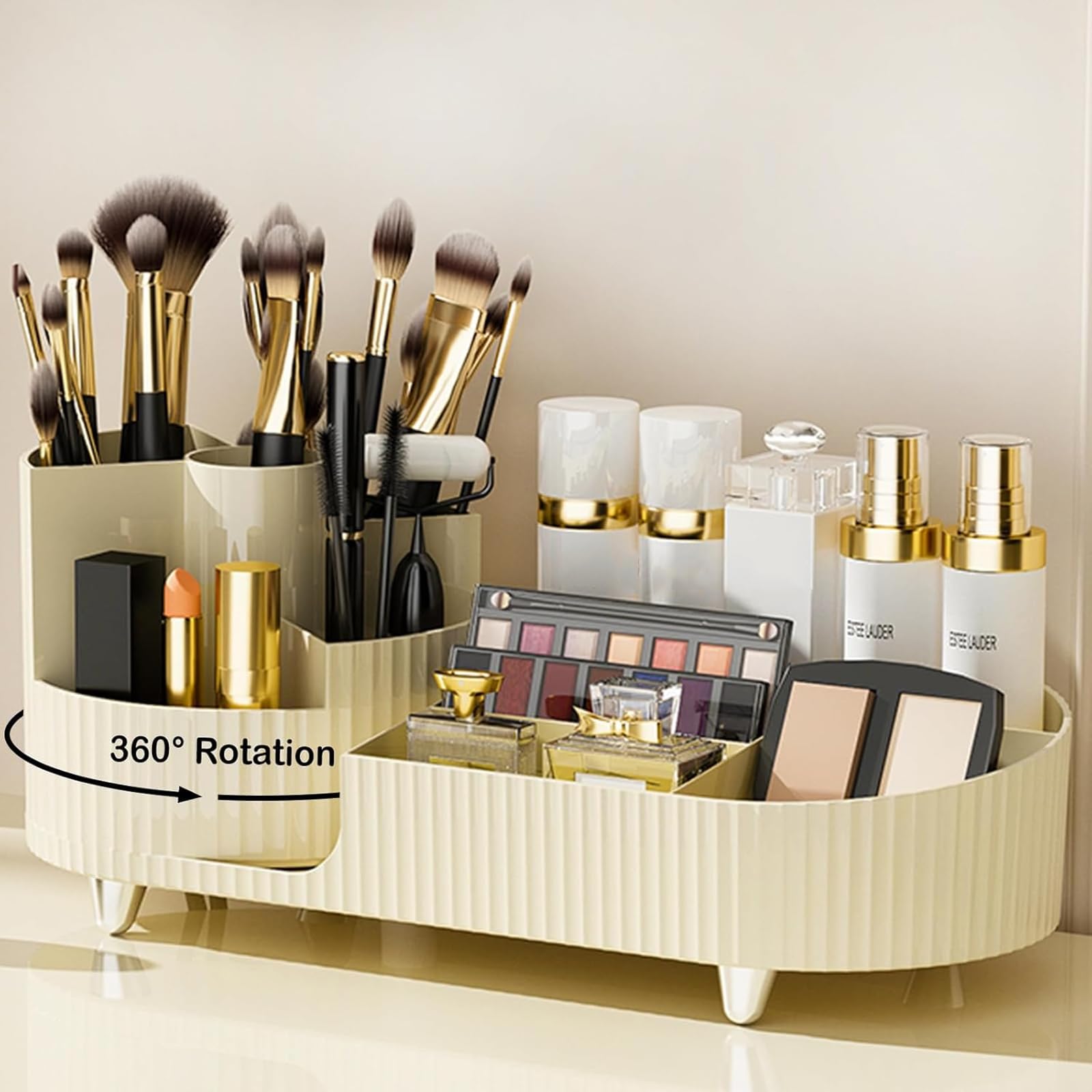360 Rotating Makeup Organiser | Cosmetic Storage Case