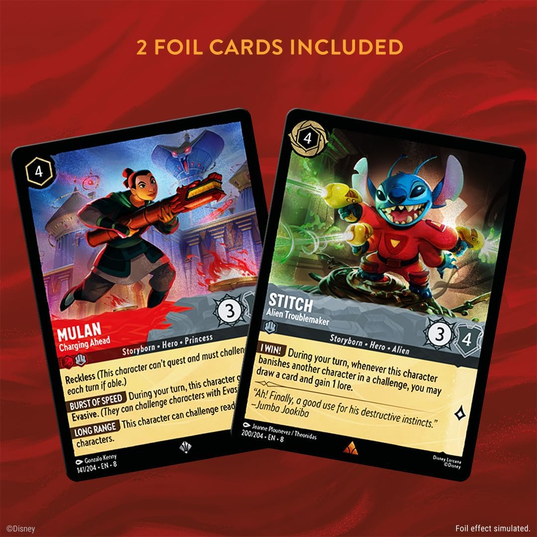 Disney Lorcana TCG: Reign of Jafar Starter Deck – 60 Card Set 8