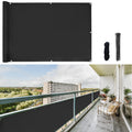 CCLIFE Balcony Privacy Screen | Opaque UV Protection | 75 x 300 cm