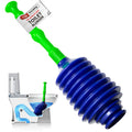 Luigi's Toilet Plunger – Heavy Duty Bellows Design Clog Remover