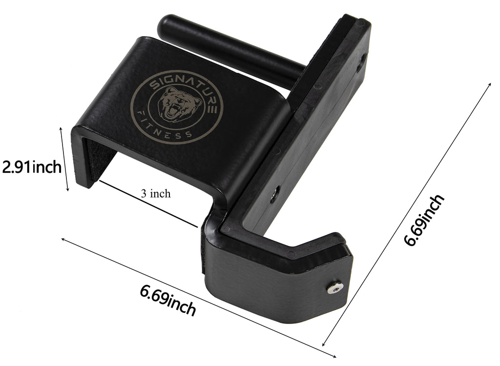 Signature Fitness SF-3 J-Hooks | 1,500lb Capacity for 3x3 Power Racks