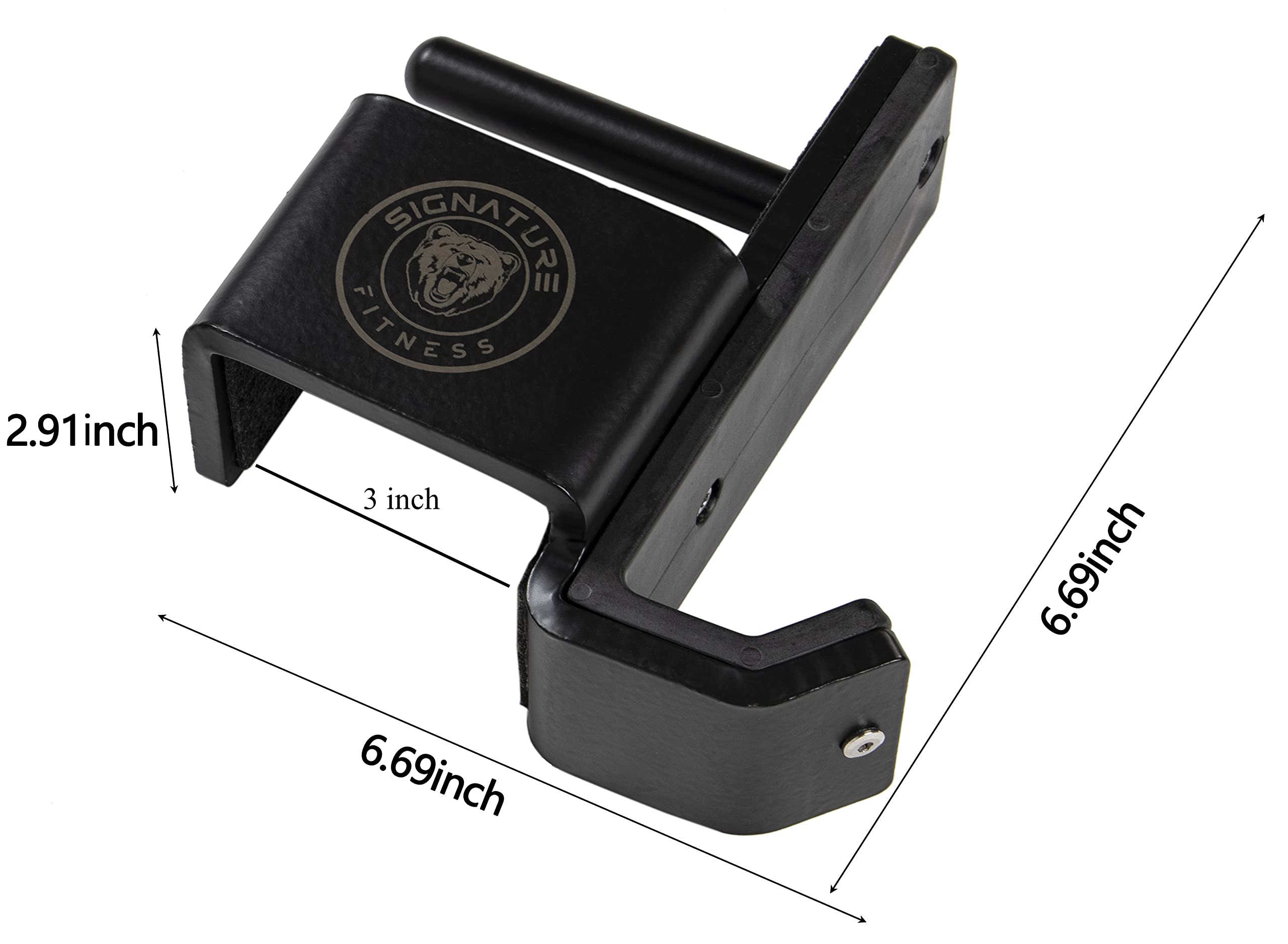 Signature Fitness SF-3 J-Hooks | 1,500lb Capacity for 3x3 Power Racks