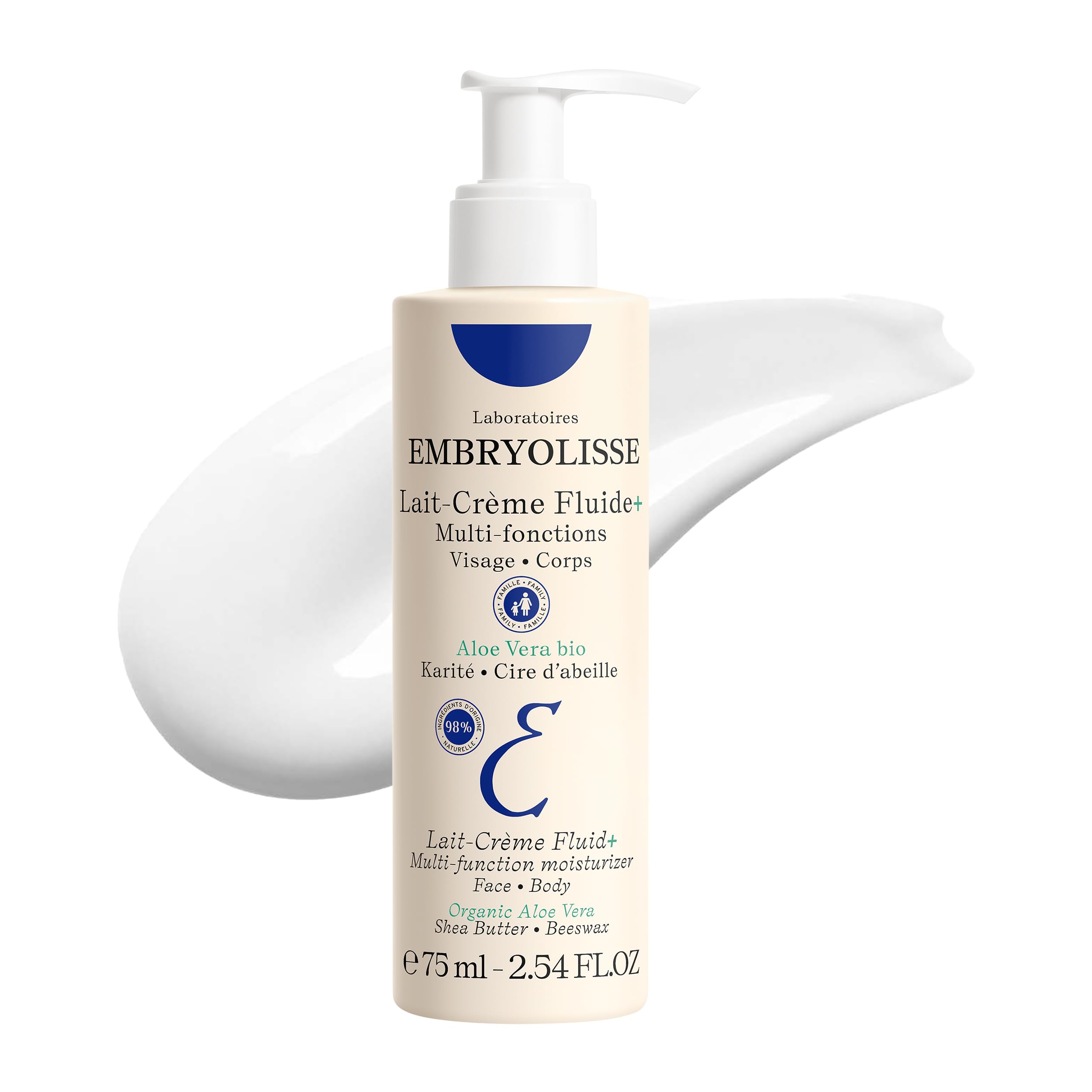 Embryolisse Lait-Crème Fluid – Lightweight Face and Body Moisturizer 75ml