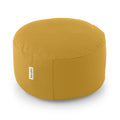 Basaho Wheel Zafu Meditation Cushion | Organic Cotton & Buckwheat - Mustard