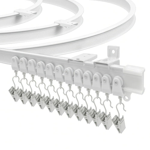 Jolof Store 2.5m Flexible Curtain Track | Heavy Duty Bendable Ceiling Rail