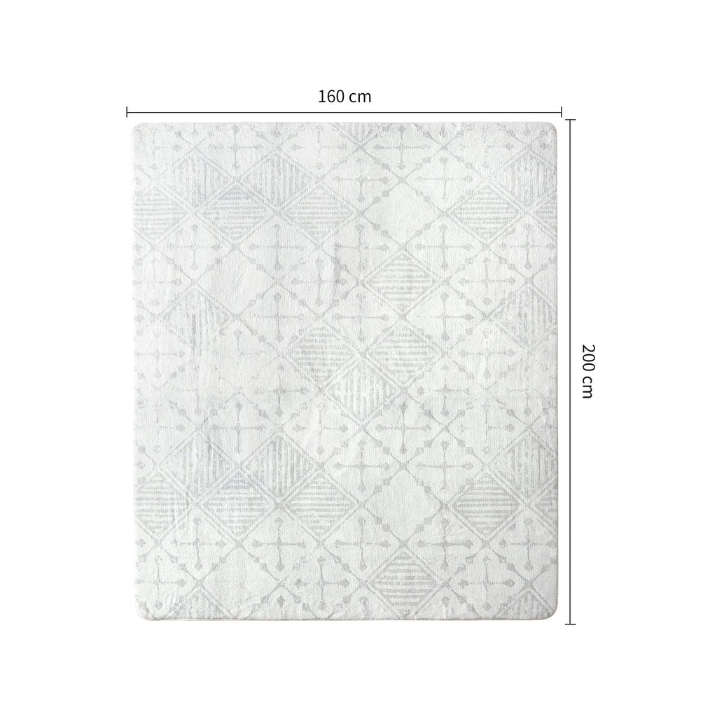 Leesentec Abstract Geometric Area Rug – Soft Non-Slip Modern Carpet