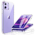Miracase iPhone 12 / 12 Pro Case | Full Body Bumper with Screen Protector